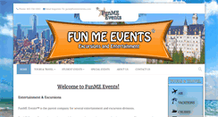 Desktop Screenshot of funmeevents.com